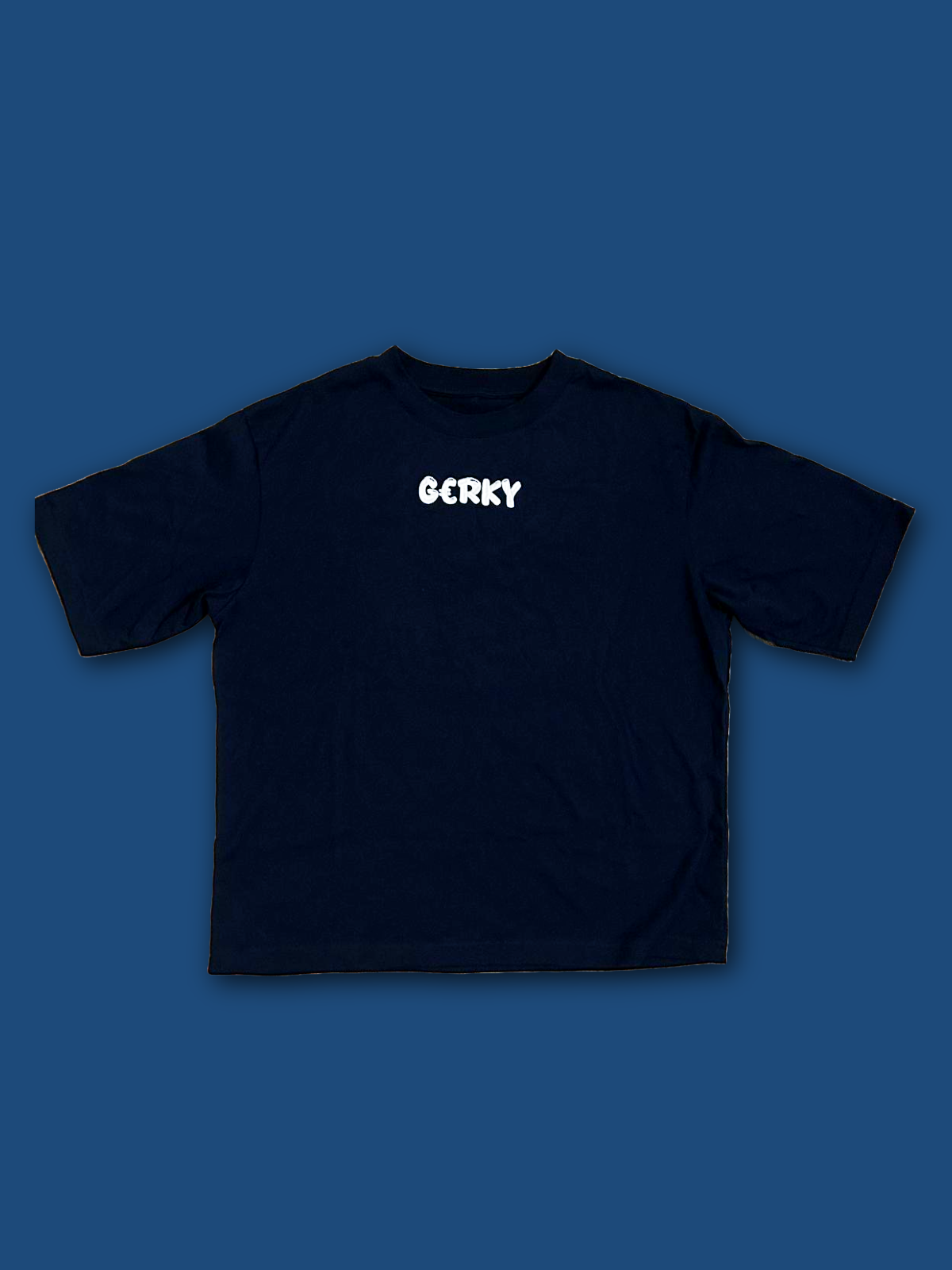 Moneyfesting Cropped T-shirt Blue