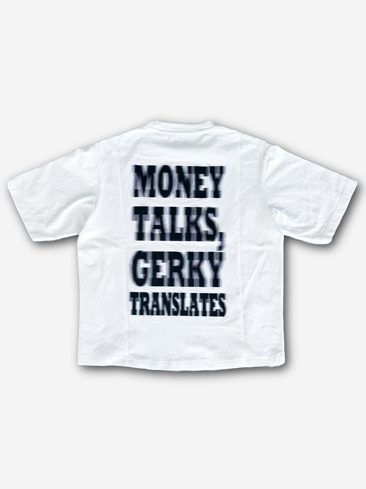 Moneyfesting Cropped T-Shirt Off White